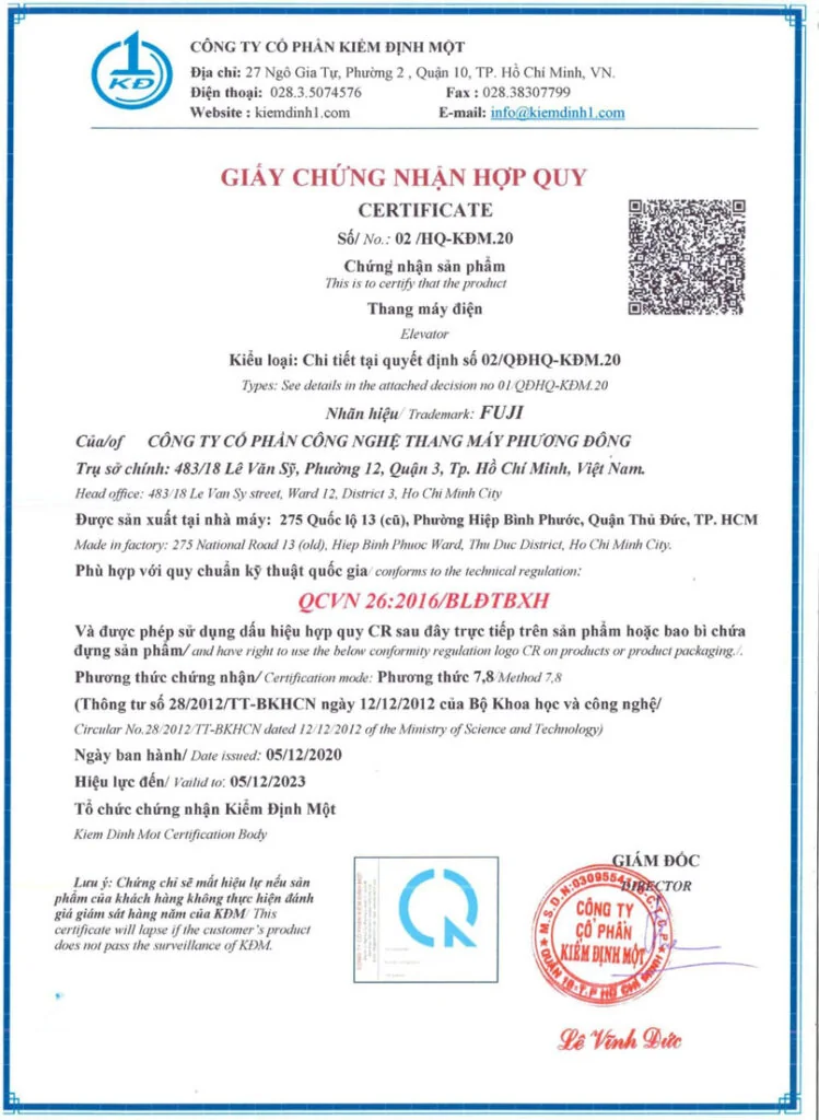Chứng nhận hợp quy