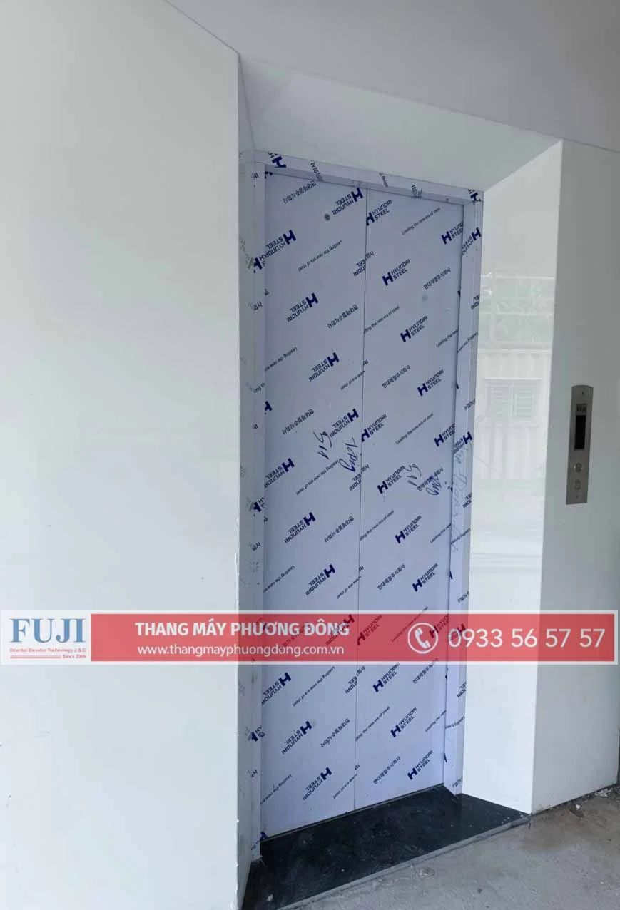 Mặt tiền cửa thang máy dự án ASUZAC